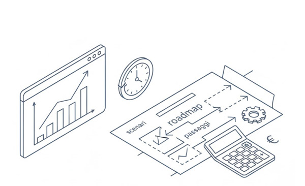 Sfondo <strong>Step 2</strong>Piano d'azione